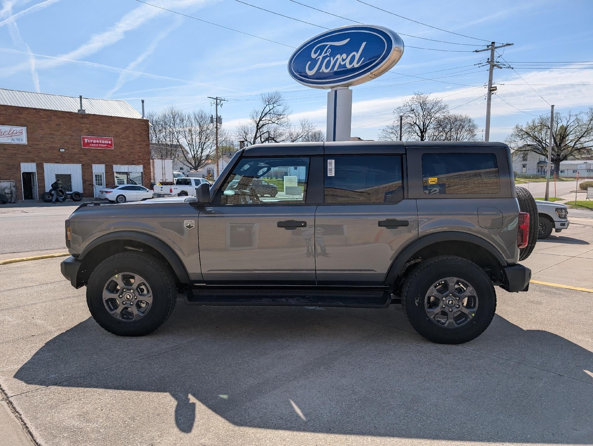 2026 Ford Bronco Big Bend 4 Door 4x4 in Carbonized Gray Metallic — front three-quarter view
